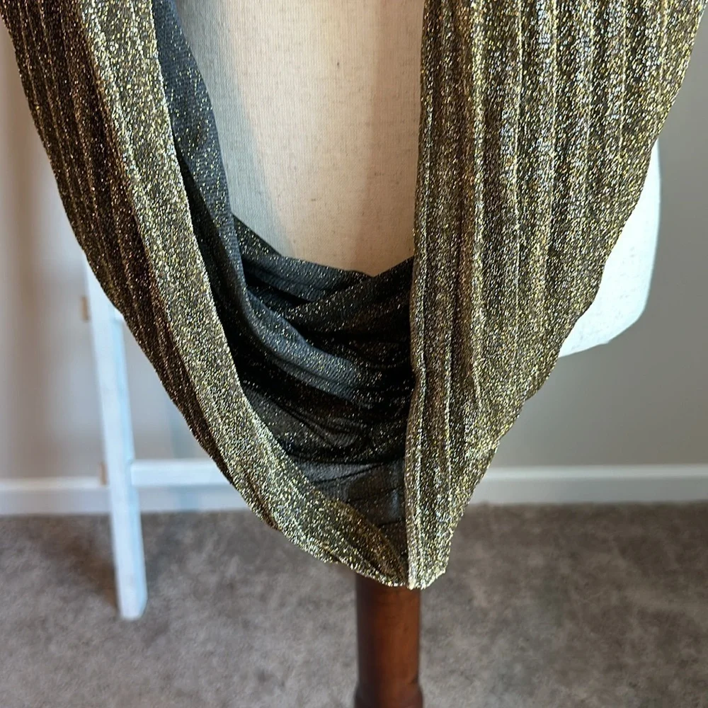 Apt. 9 Gold Infinity Scarf Excellent Used Condition